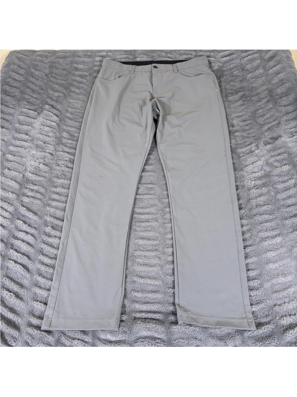 Bad Birdie Men's Light Grey Straight Jeans